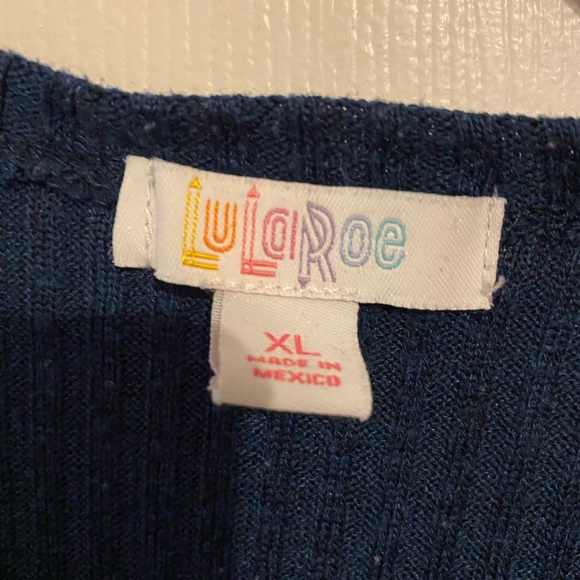 Teal Lularoe Sarah XL - Picture 2 of 2